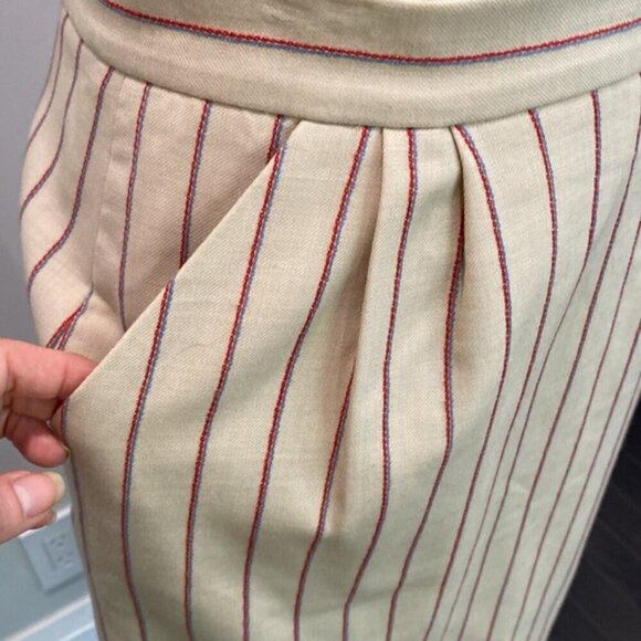 Tommy Hilfiger Cream Wool Pencil Skirt Size 6 - Picture 12 of 14